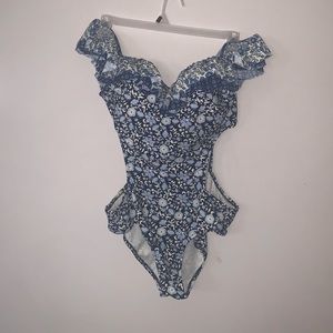 Jessica Simpson OTS Monokini Swimsuit 💗